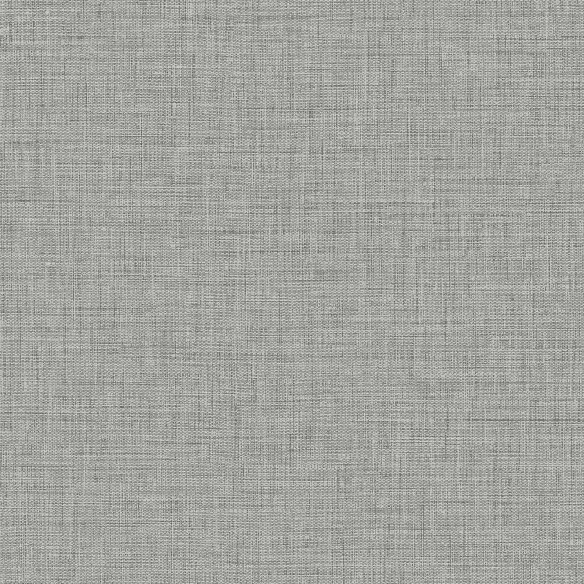 Seabrook Designs Texture Gallery Easy Linen Linen Contemporary Grey Matte Sidewall - BV30228