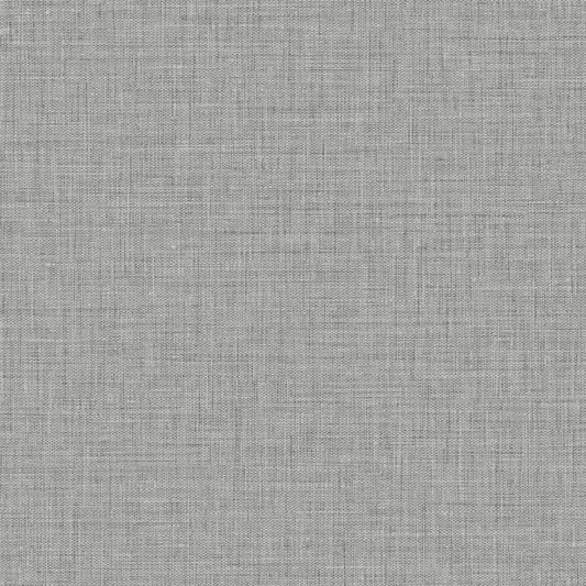 Seabrook Designs Texture Gallery Easy Linen Linen Contemporary Grey Matte Sidewall - BV30228