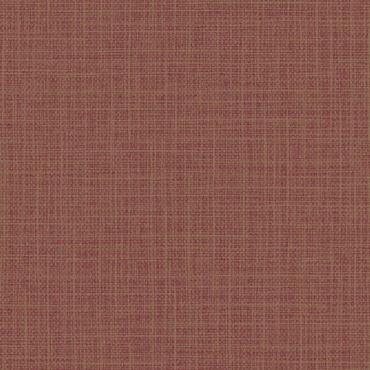 Seabrook Designs Texture Gallery Woven Raffia Faux Grasscloth Contemporary Red Metallic Sidewall - BV30311