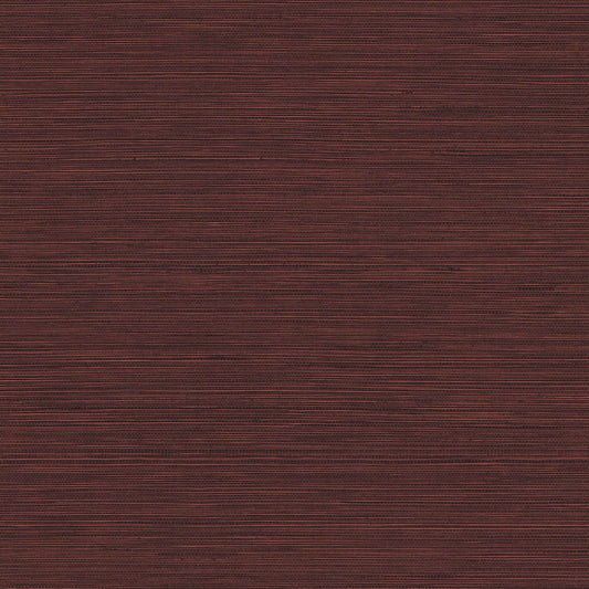 Seabrook Designs Texture Gallery Coastal Hemp Faux Grasscloth Contemporary Red Matte Sidewall - BV30401