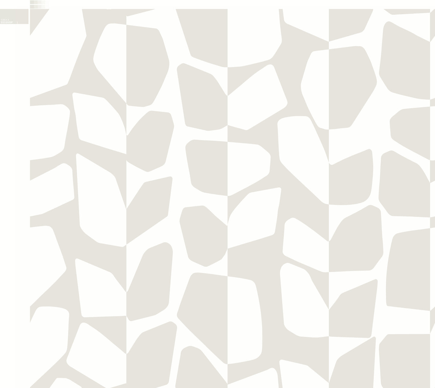York Wallcoverings Beige and Neutrals Primitive Vines White and Cream Wallpaper  Geometrics Whites and Off-Whites  Wallpaper - BW3891
