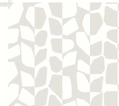 York Wallcoverings Beige and Neutrals Primitive Vines White and Cream Wallpaper  Geometrics Whites and Off-Whites  Wallpaper - BW3891