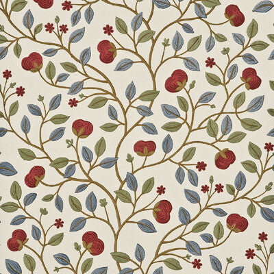 G P & J Baker Medlar Blue/Red (BW45025-4) Wallpaper