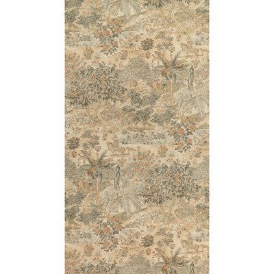 G P & J Baker - Ramayana Woodsmoke (BW45088-4) Wallpaper