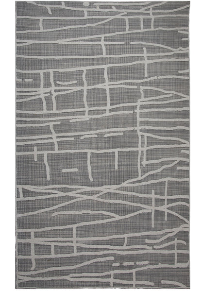 5' x 8' rug, contemporary style