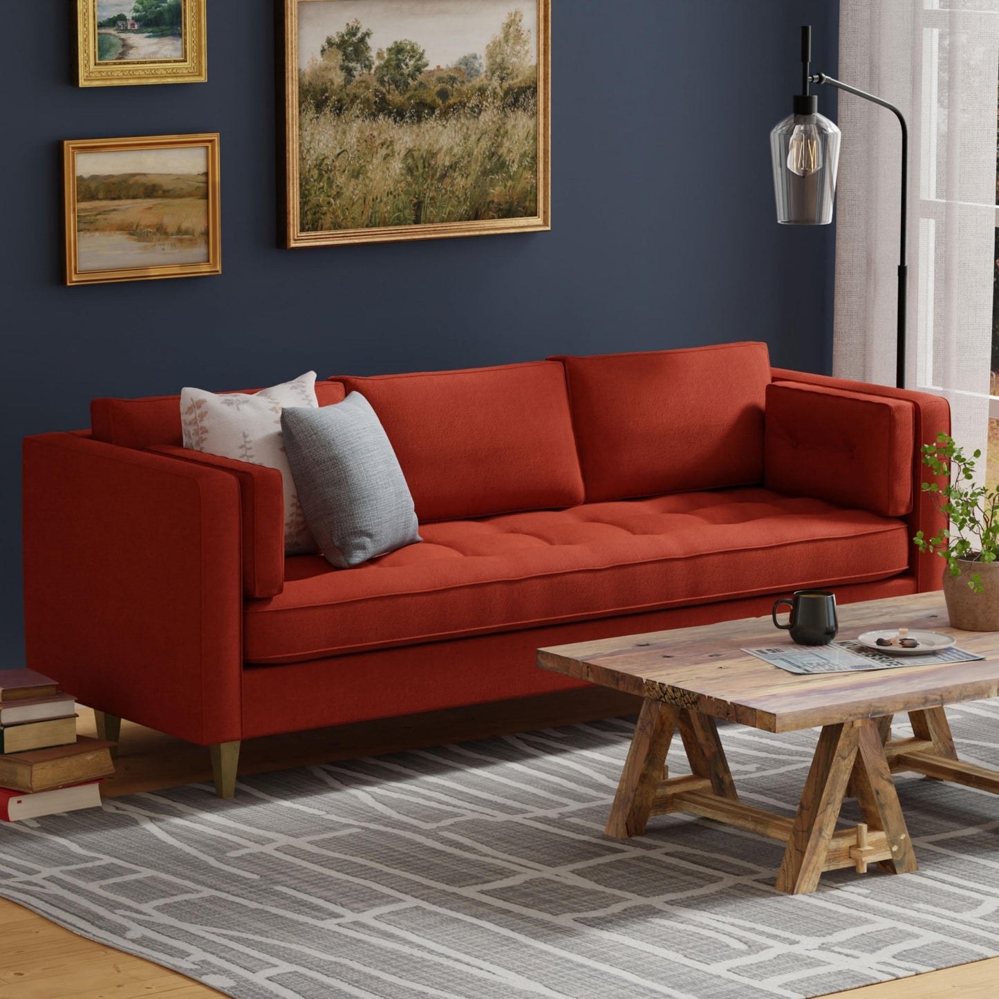 Bixby Contemporary rug, 5' x 8'.
