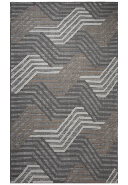 Contemporary rug 5' x 8'.