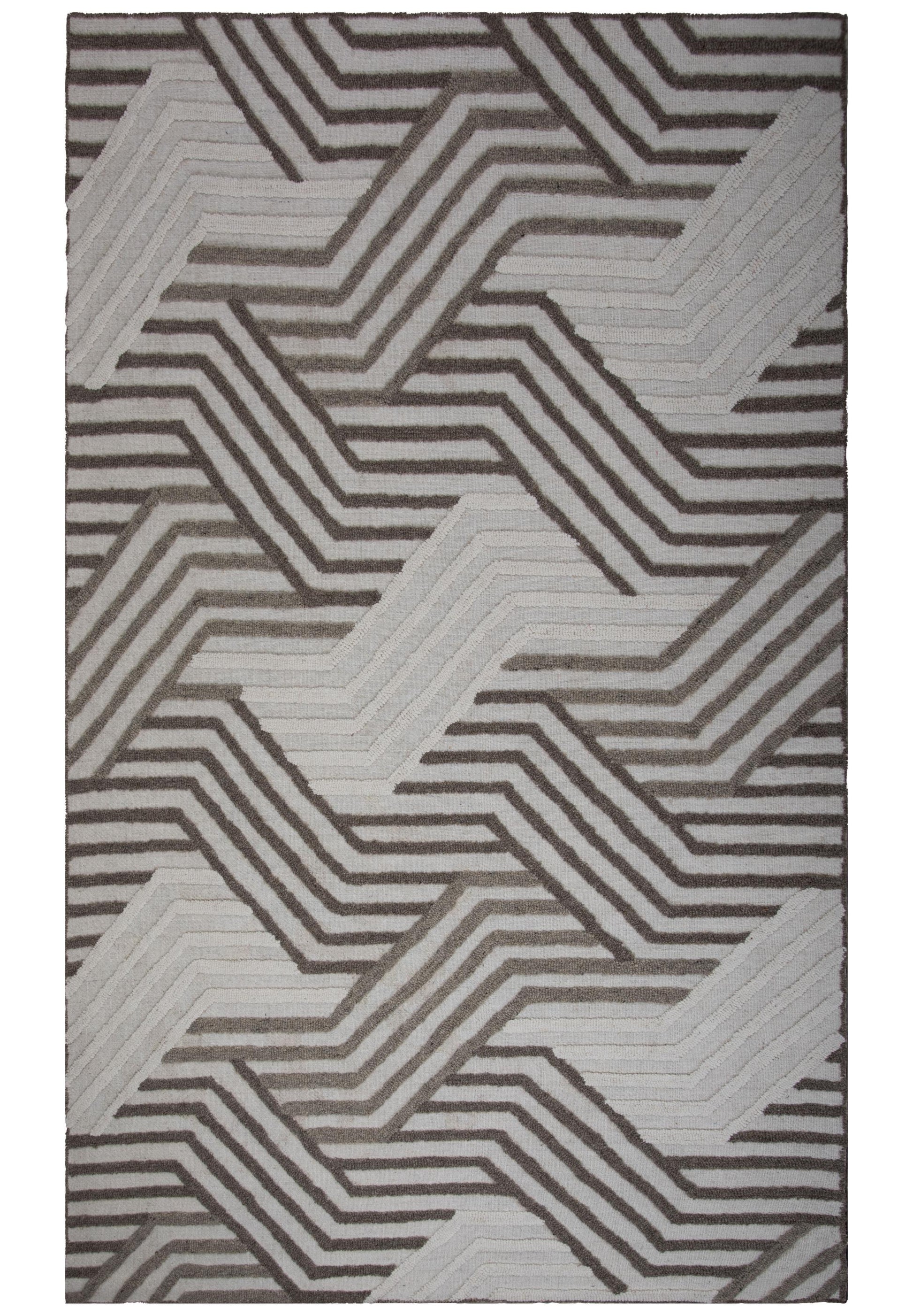 Contemporary rug, 5' x 8'.