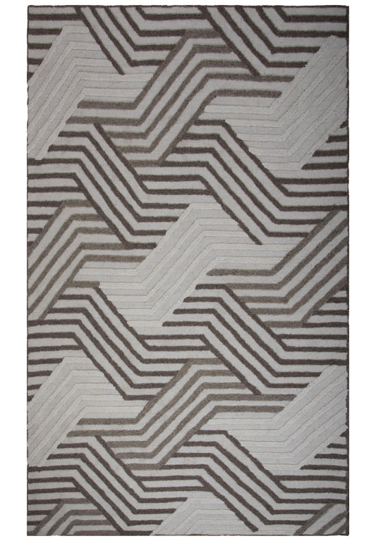 Contemporary rug, 5' x 8'.