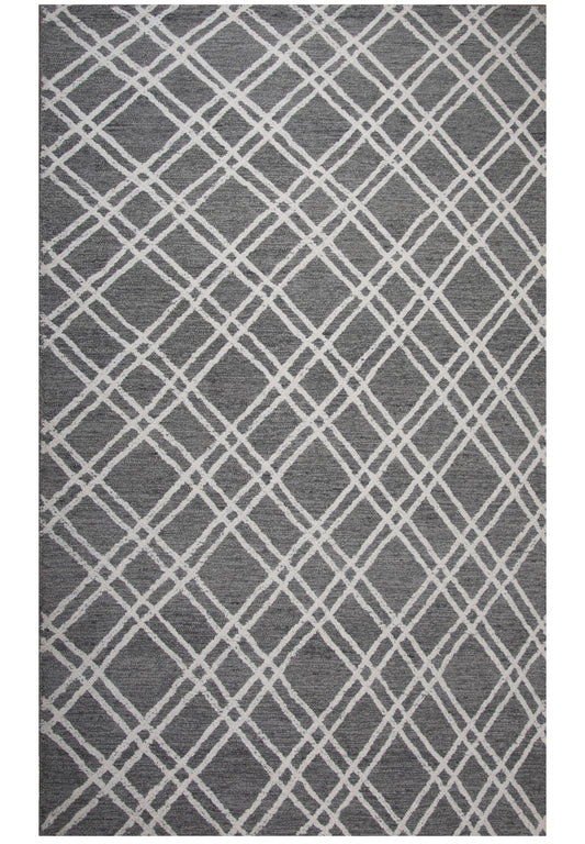 RIZZY HOME RUGS Bixby Contemporary 8' x 10' - BXBBX04GR00337999