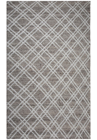 Rectangular contemporary rug, 8' x 10'.