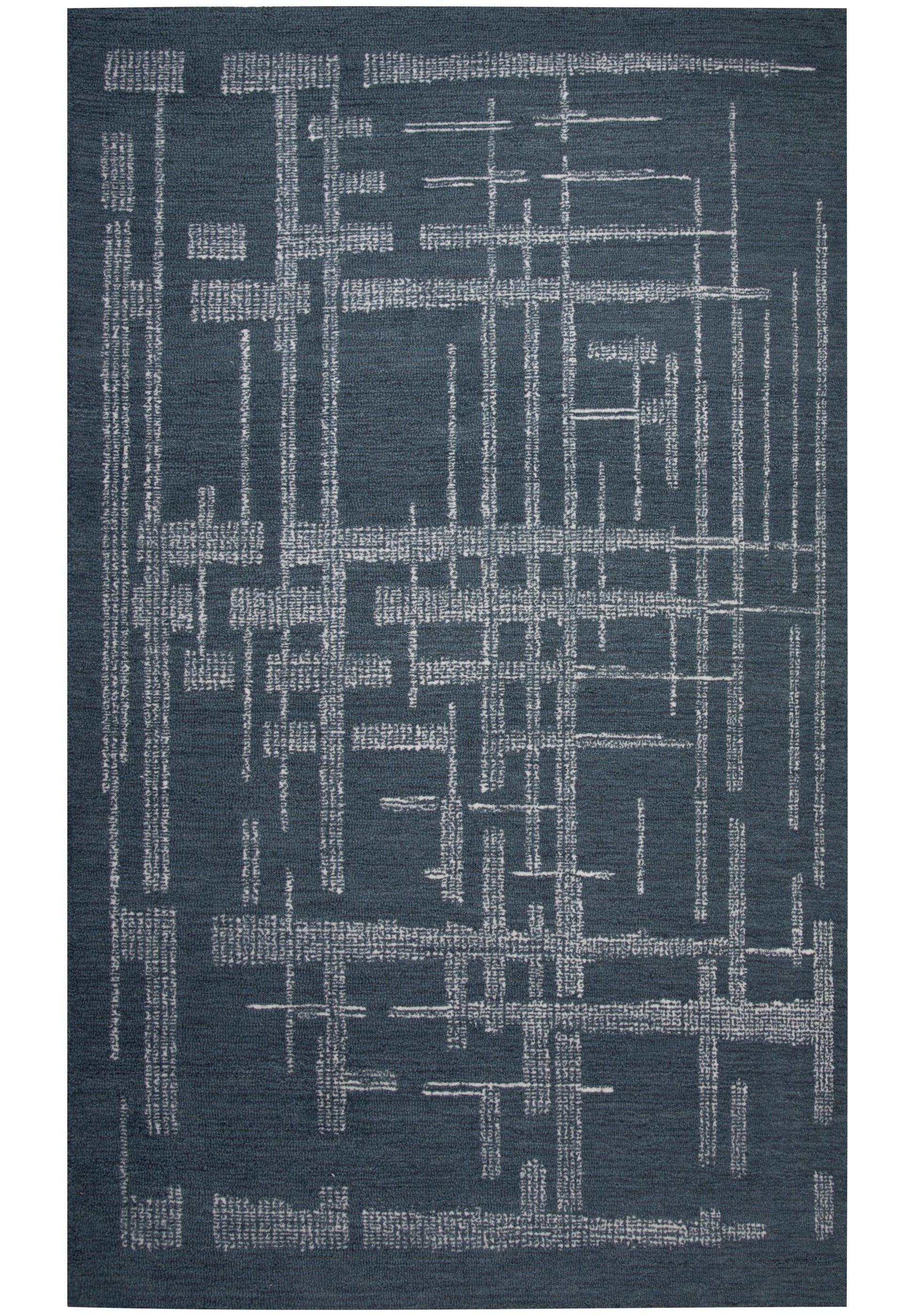 RIZZY HOME RUGS Bixby Contemporary 5' x 8' - BXBBX05BL00090576