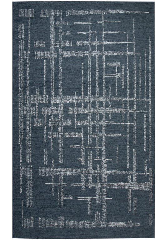 RIZZY HOME RUGS Bixby Contemporary 8' x 10' - BXBBX05BL00097999
