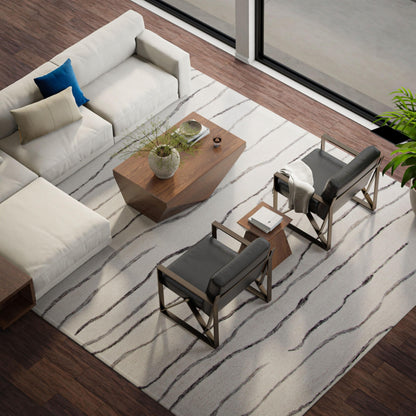 Rug, 8' x 10', contemporary style.