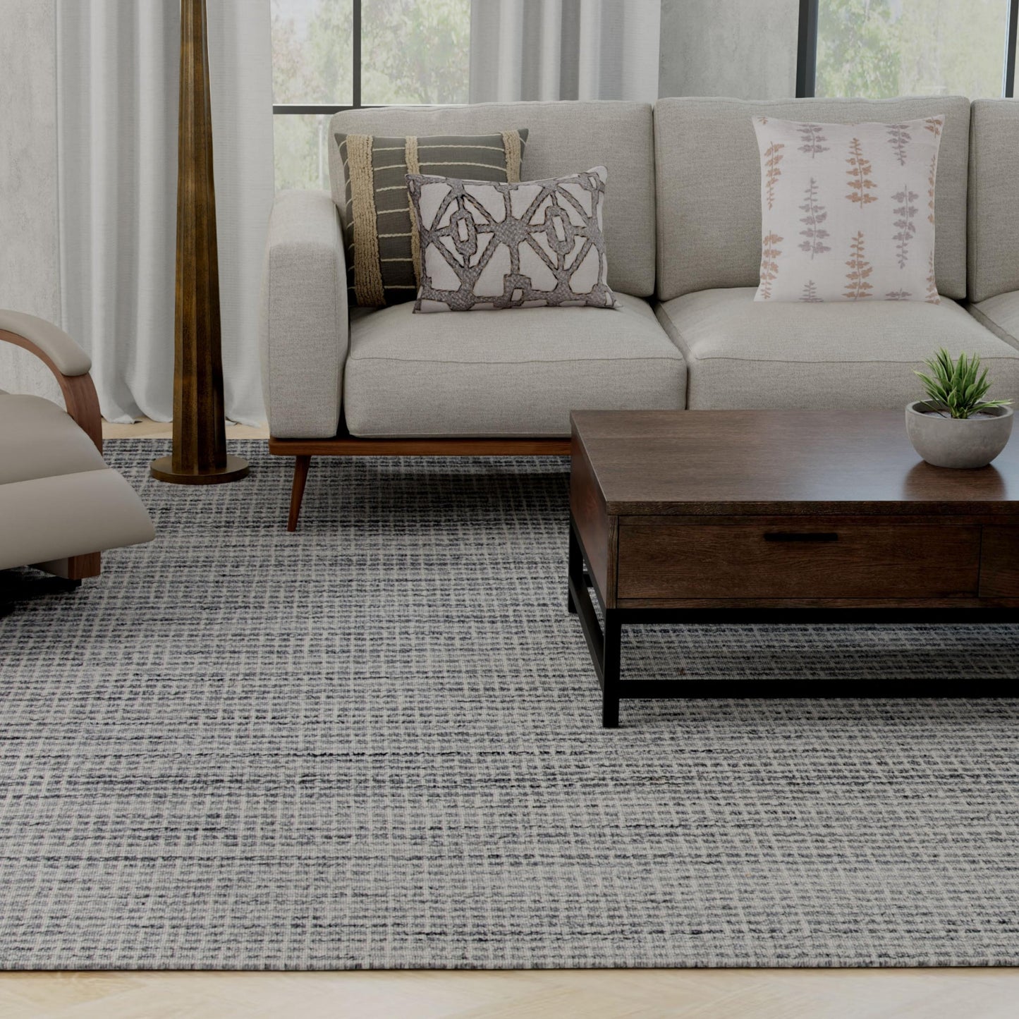 Rizzy Home Rugs Bixby Casual 5' x 8' rug - BXBBX08GR00330576
