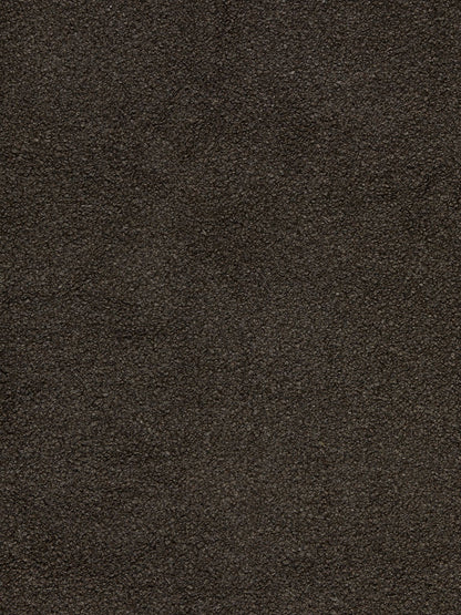 Ash brown mouton boucle fabric close-up