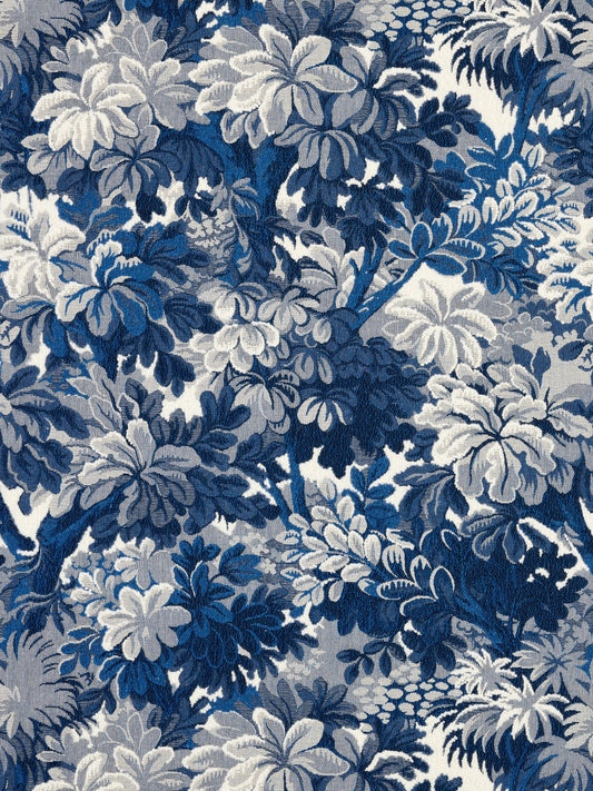 SCALAMANDRE  RIDGE EDGE FABRIC BLUE SHADOW   - BZ 0062060W