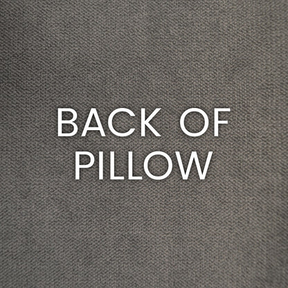 D.V. KAP HOME   24" x 24" Athenee Pillow - Smoke Band / Ribbon    - 3234-S-2424