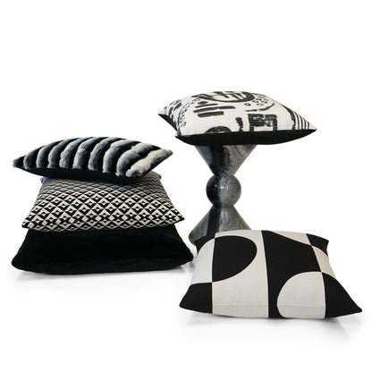 D.V. KAP HOME   24" x 24" Brush Gesture Pillow Modern, Abstract    - 3349-2424