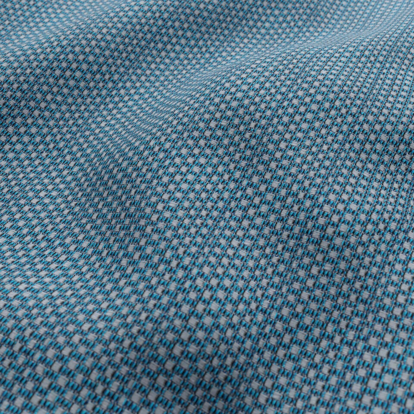 JF Fabrics FibreGuard Outdoor CABANA 66 Fabric Basketweave Blue  Jacquard, Outdoor - 9736466 J9551