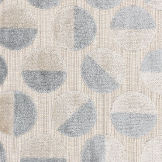 STOUT TEXTILES  UPHOLSTERY,VELVET TRANSITIONAL,, CIRCLE MOONSTONE   - CACT-2