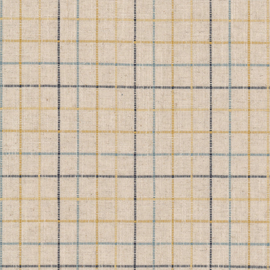 STOUT TEXTILES  MULTIPURPOSE,WOVENS TRADITIONAL, PLAID/CHECK CORNFLOWER   - CALA-1