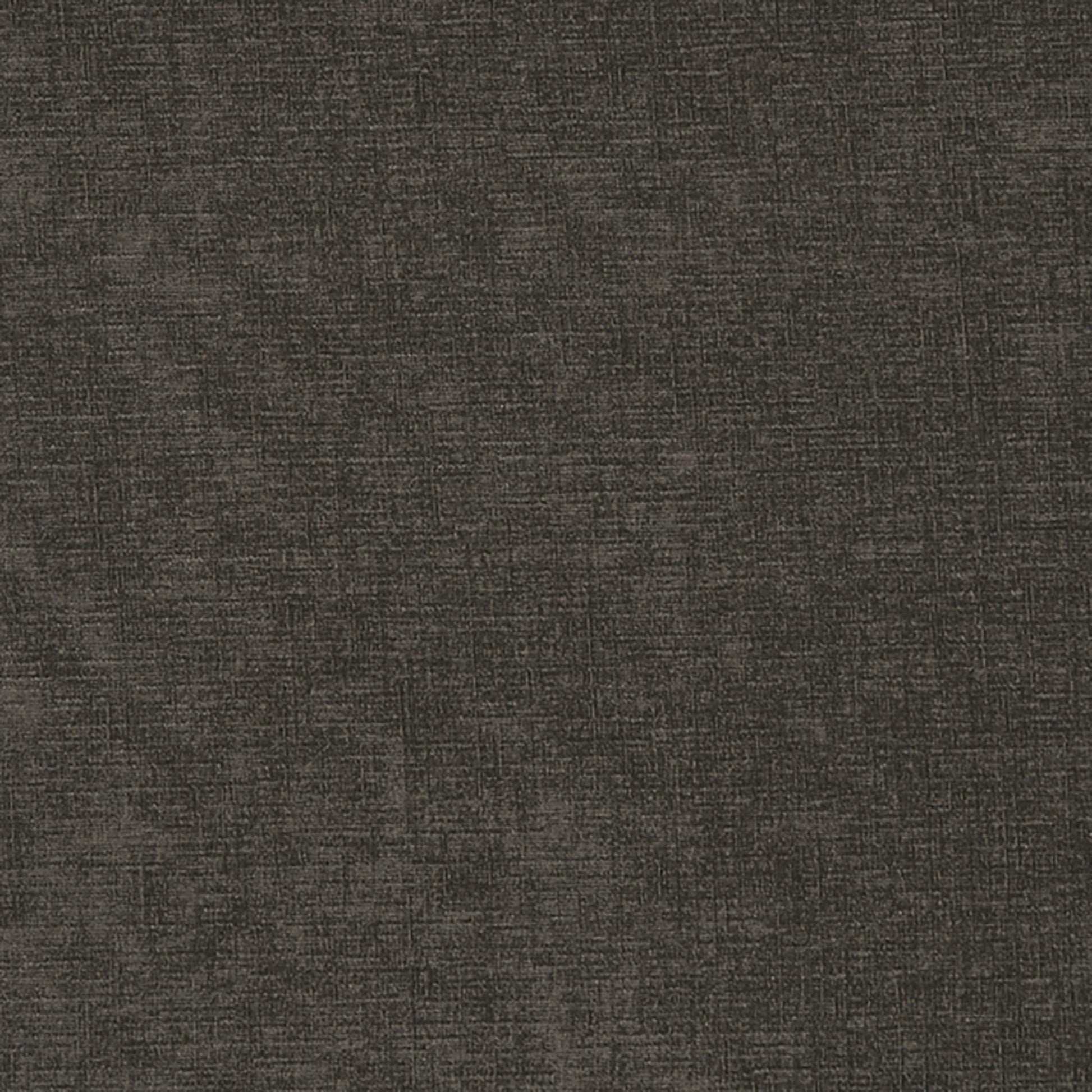 Dark brown chenille upholstery fabric swatch with a subtle textured weave.