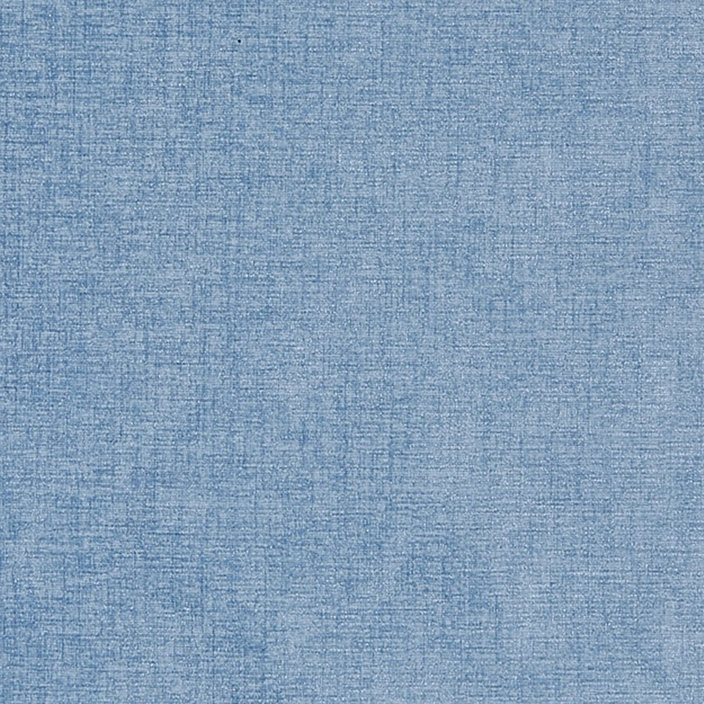 Blue chenille fabric texture with subtle variegated blue tones.