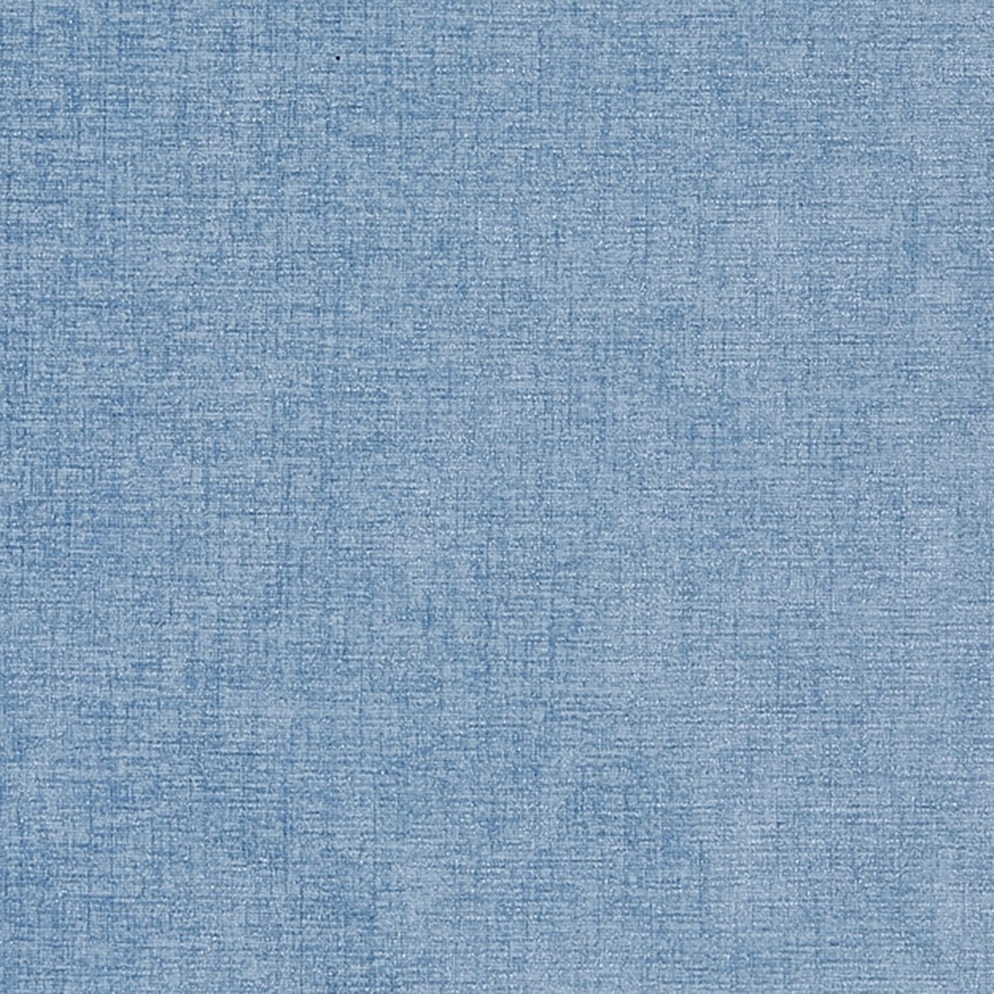 Blue chenille fabric texture with subtle variegated blue tones.