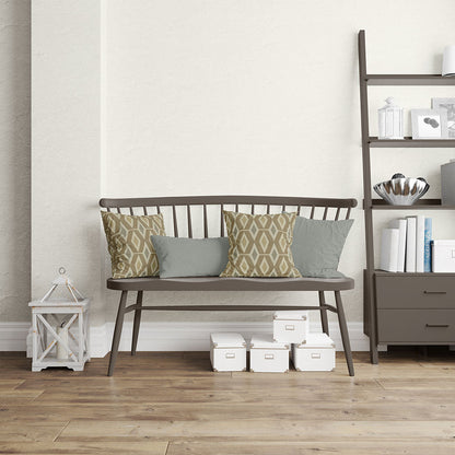 Toffee geometric fabric swatch; contemporary upholstery fabric with a geometric pattern (NJ25-451).