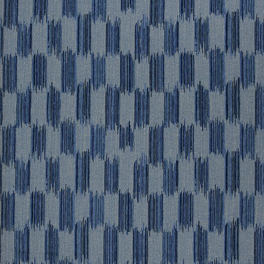 NICHOLASJOHN INC NJ-SINCERE Indigo Geometric   Fabric - NJ25-453