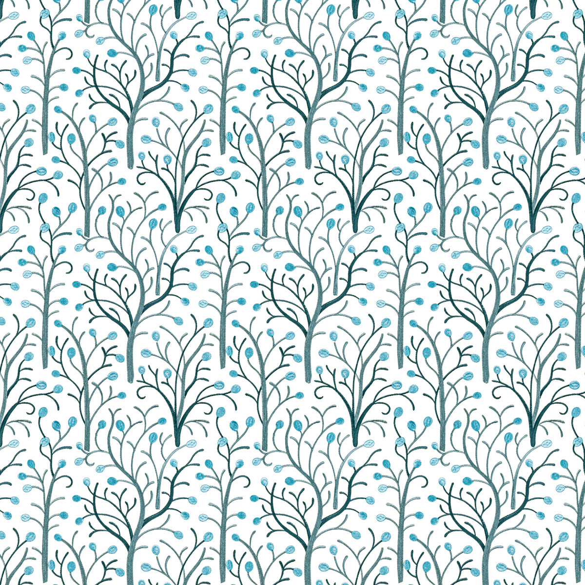 STOUT TEXTILES  MULTIPURPOSE,EMBROIDERIES TRANSITIONAL,, FLORAL CADET,FEDERAL   - CAPT-1