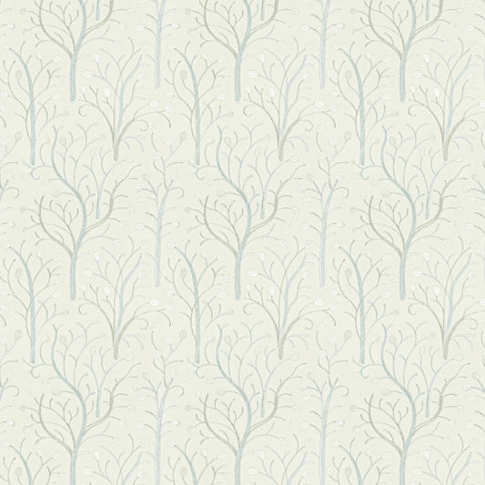 STOUT TEXTILES  MULTIPURPOSE,EMBROIDERIES TRANSITIONAL,, FLORAL PEWTER   - CAPT-2