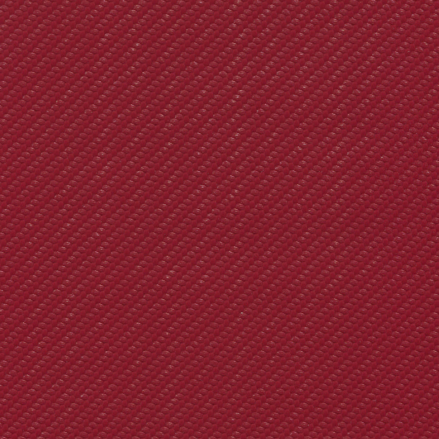Red flame novelty fabric with diagonal ribbed texture, bold upholstery look.