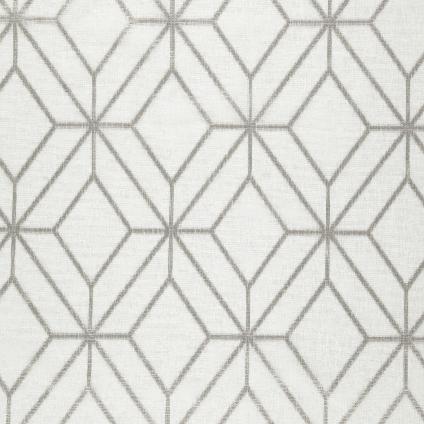 JF Fabrics  CARAT 92 Fabric Diamond,Geometric,Transitional,Contemporary,Modern Gray  Sheer,Wide Width,Reversible - 8434092 J8831