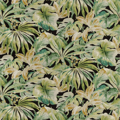 KRAVET BASICS PRINT TROPICAL BLACK,GREEN,CAMEL   - CARLES.830.0