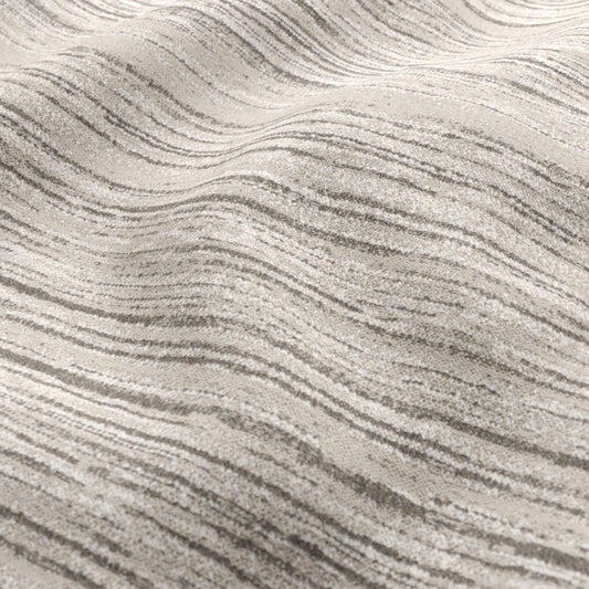 JF Fabrics FibreGuard Outdoor CASTAWAY 37 Fabric Texture, Stripe White, Beige, Light Brown  Chenille, Texture, Outdoor - 9467237 J9301