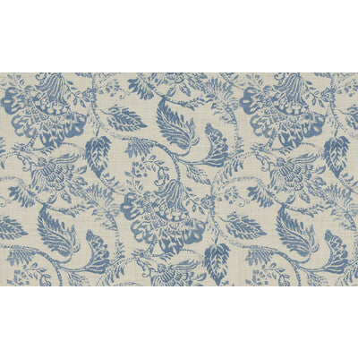 KRAVET BASICS PRINT JACOBEANS LIGHT BLUE,IVORY,   - CATANIA.1615.0