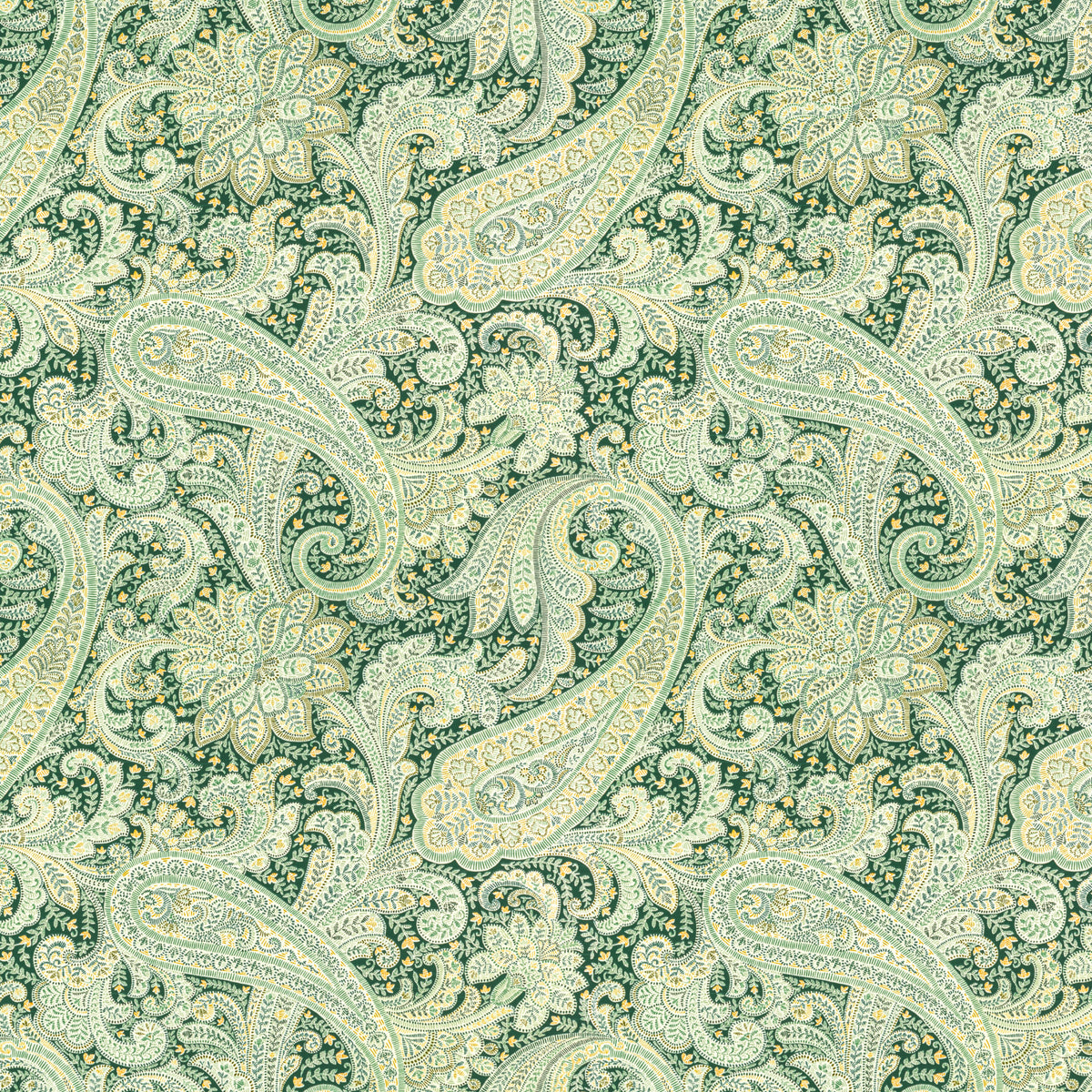 STOUT TEXTILES  MULTIPURPOSE,PRINT TRADITIONAL, PAISLEY HUNTER   - CATS-1