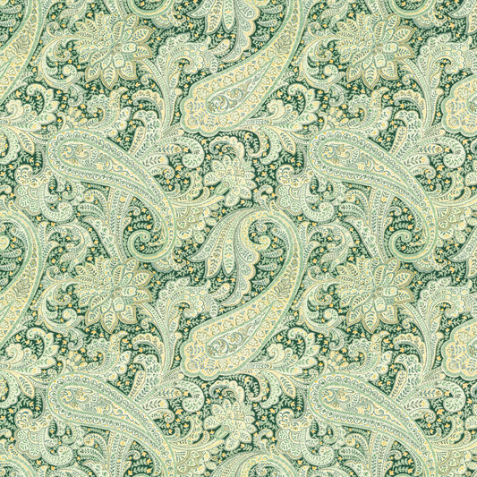 STOUT TEXTILES  MULTIPURPOSE,PRINT TRADITIONAL, PAISLEY HUNTER   - CATS-1