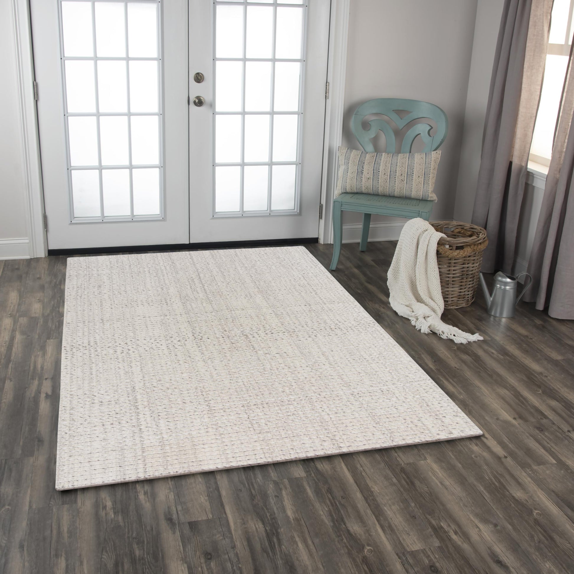 Cable weave rug, casual style, 3' x 10'.