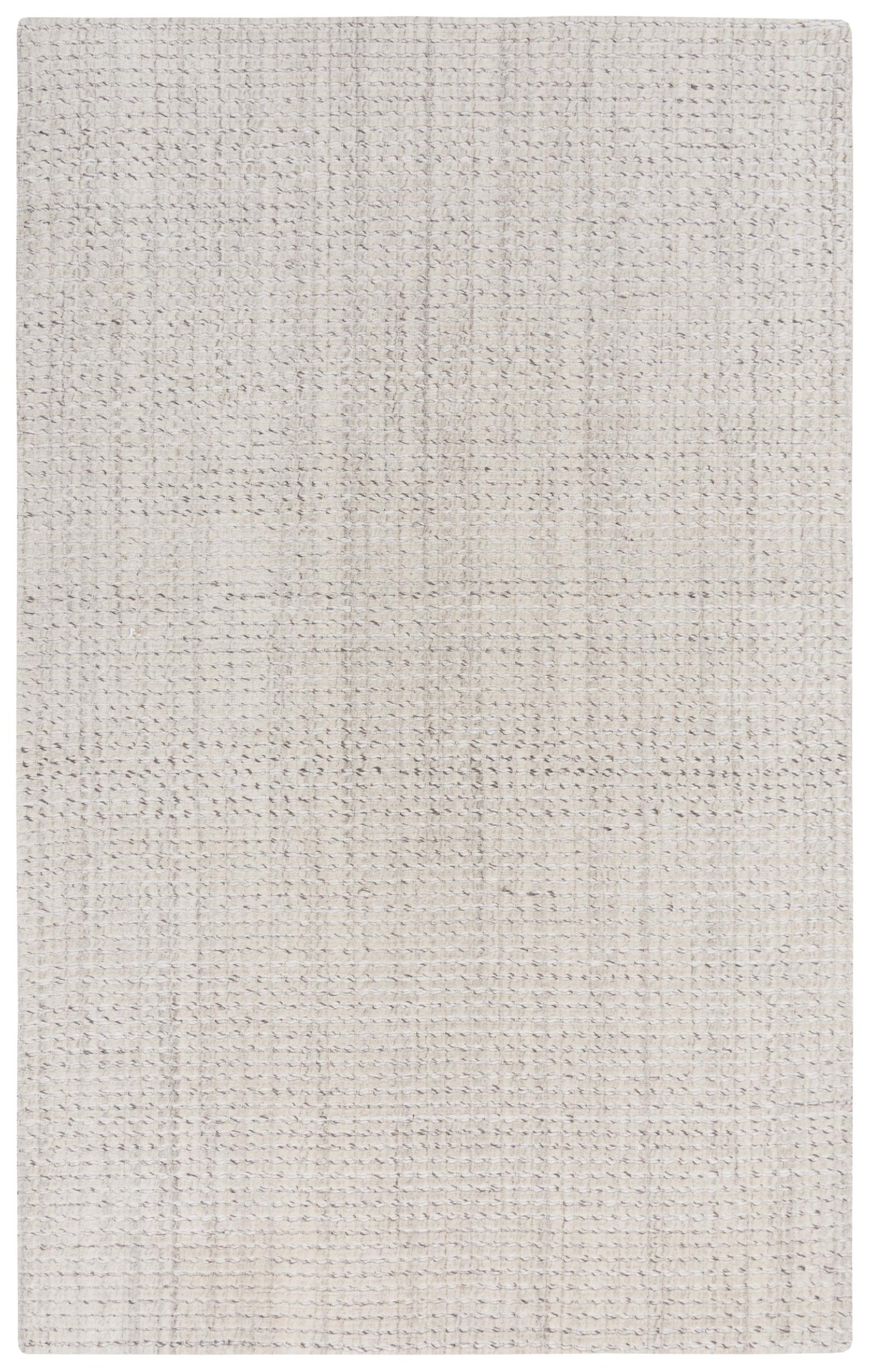 Cable-pattern rug, casual style, 4' x 6'.
