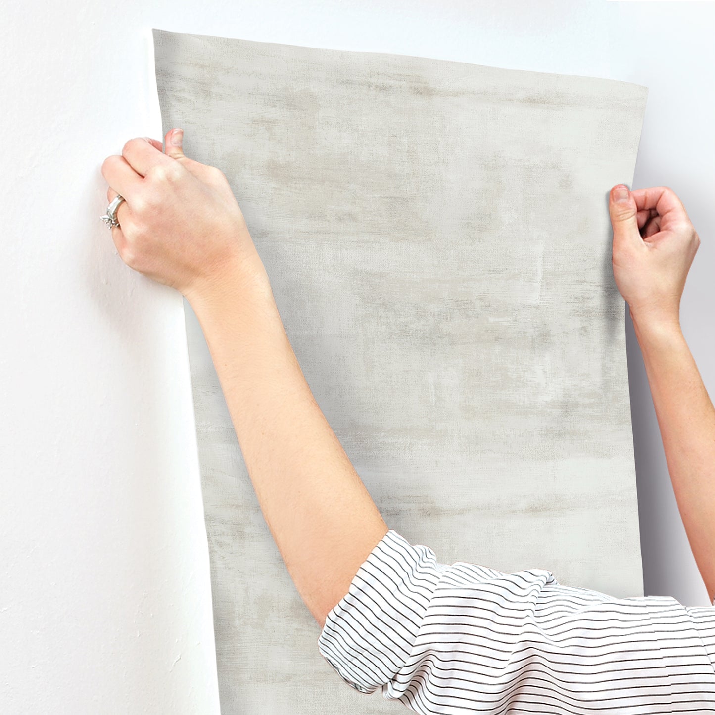 York Wallcoverings Carol Benson-Cobb Signature Salt Flats Silver Wallpaper  Textures Whites and Off-Whites  Wallpaper - CC1223