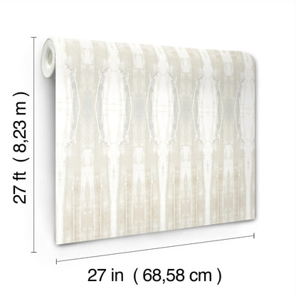 York Wallcoverings Carol Benson-Cobb Signature Escalante Sand Wallpaper  Stripes Neutrals  Wallpaper - CC1231