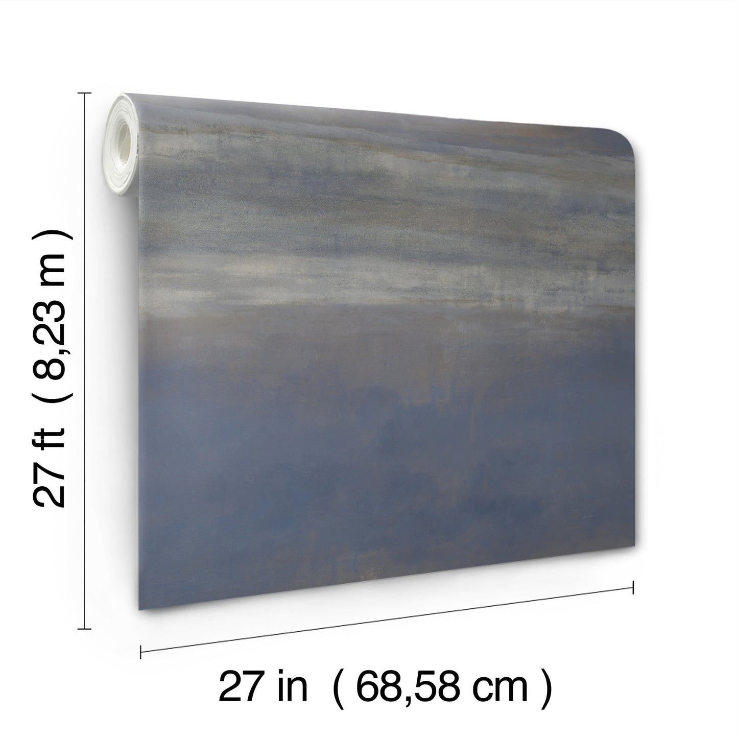 York Wallcoverings Carol Benson-Cobb Signature Serene Reflection Navy Wallpaper  Textures Blues  Wallpaper - CC1255