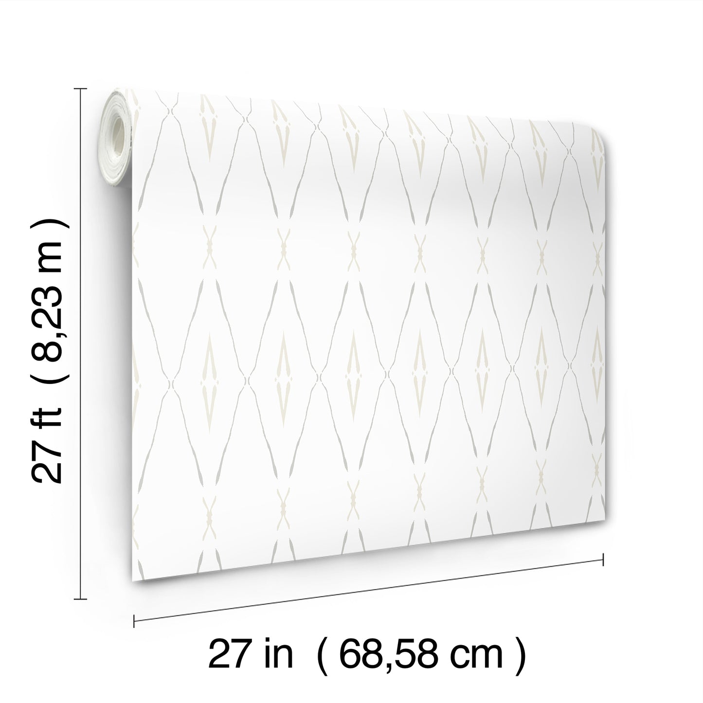 York Wallcoverings Carol Benson-Cobb Signature Artifact Silhouettes Natural Wallpaper  Geometrics Neutrals  Wallpaper - CC1283