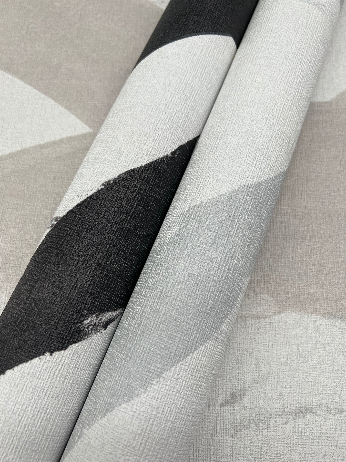 York Wallcoverings Carol Benson-Cobb Signature Entanglement Fog Wallpaper  Geometrics Blacks  Wallpaper - CC1303