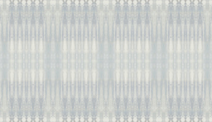 Soft blue-gray ikat-inspired vertical pattern with white highlights; wallpaper texture.
