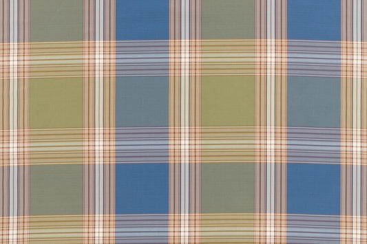 SCALAMANDRE OUTLET  FABRIC SWAN PLAID  FABRIC MULTI   - CC 00040001