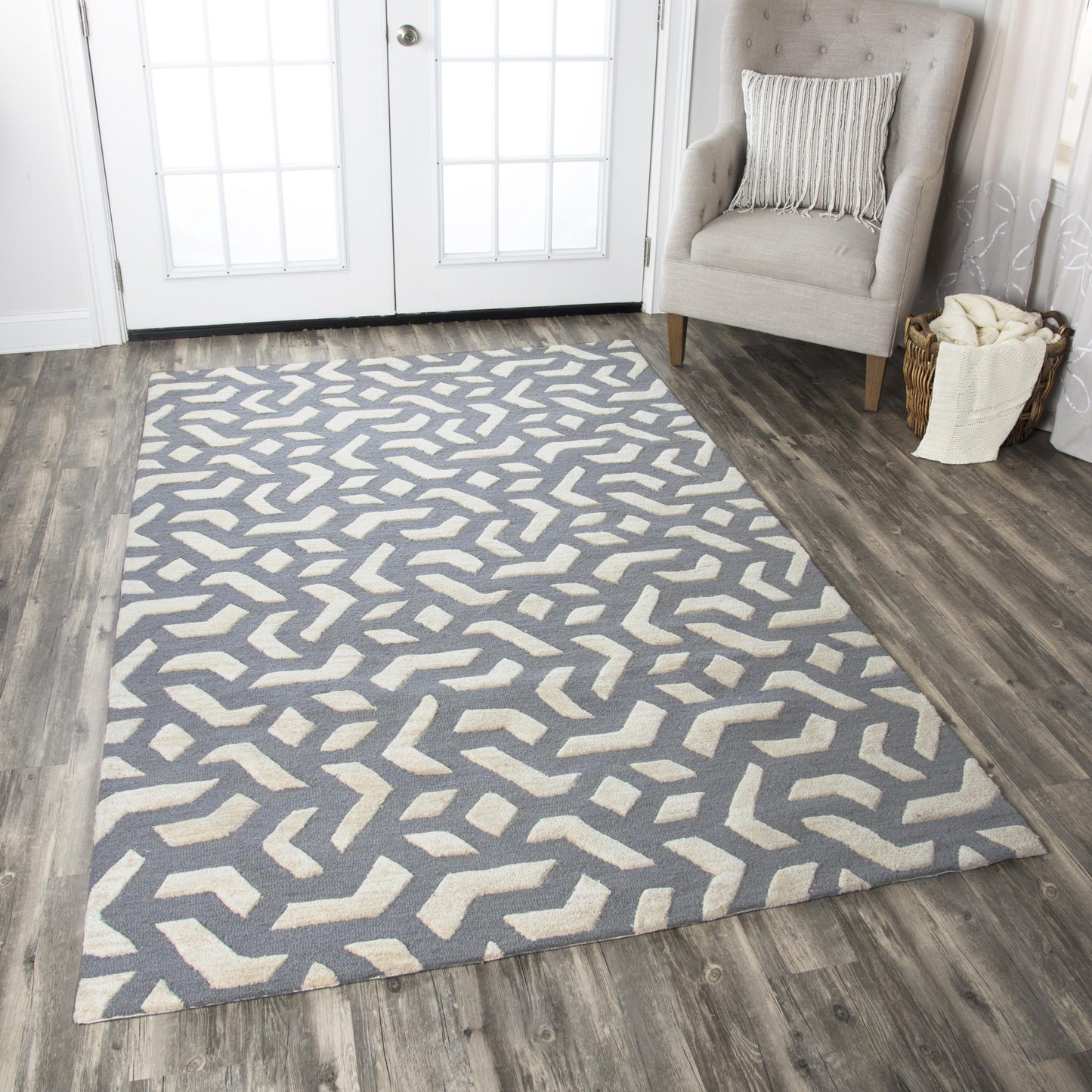 RIZZY HOME RUGS Caterine   Contemporary 8' x 10'    - CTRCE950000330810